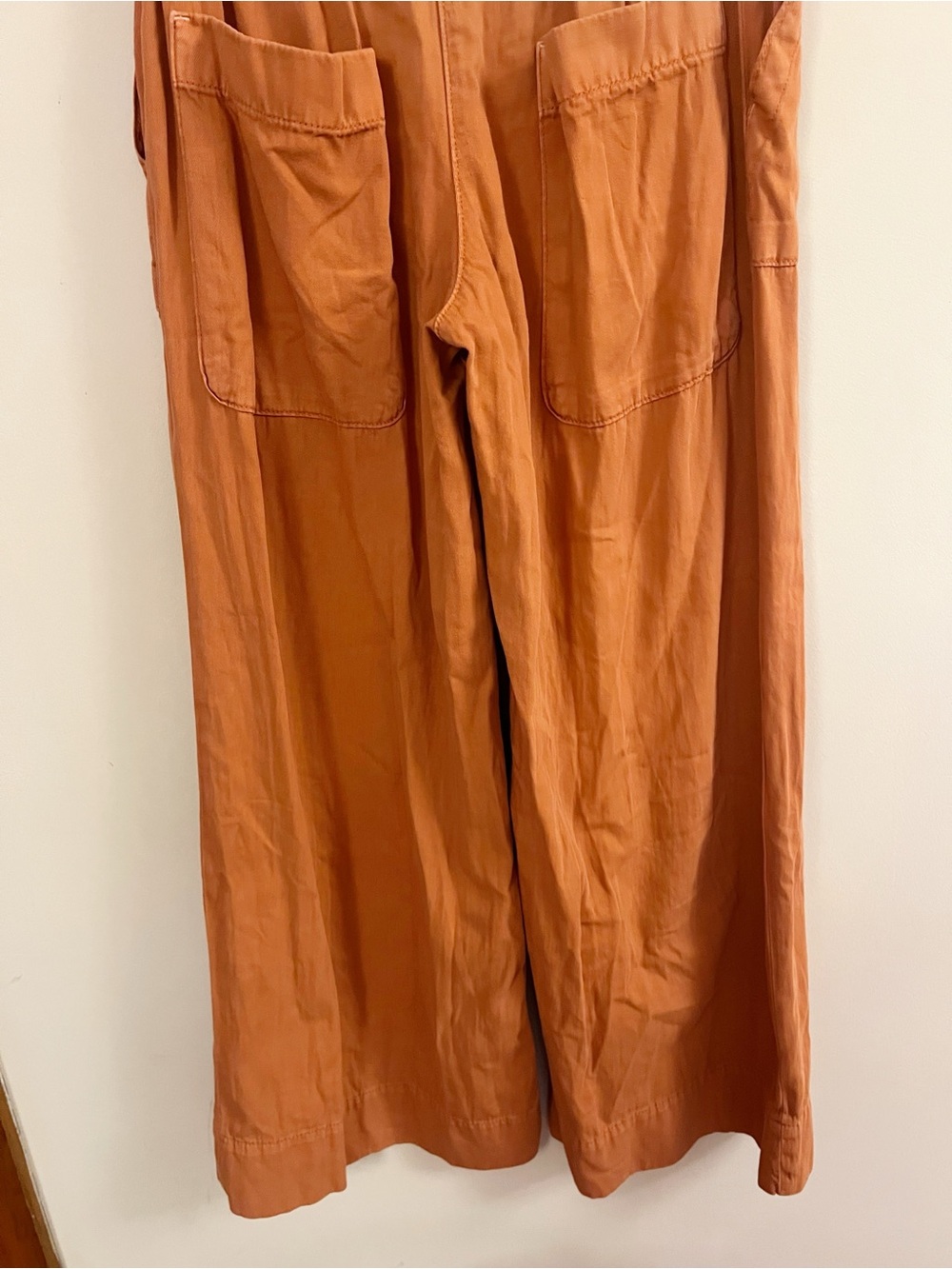 Free People We The Free Breezy Denim Pull-On Jeans Red Mango Size Medium - Picture 9 of 12